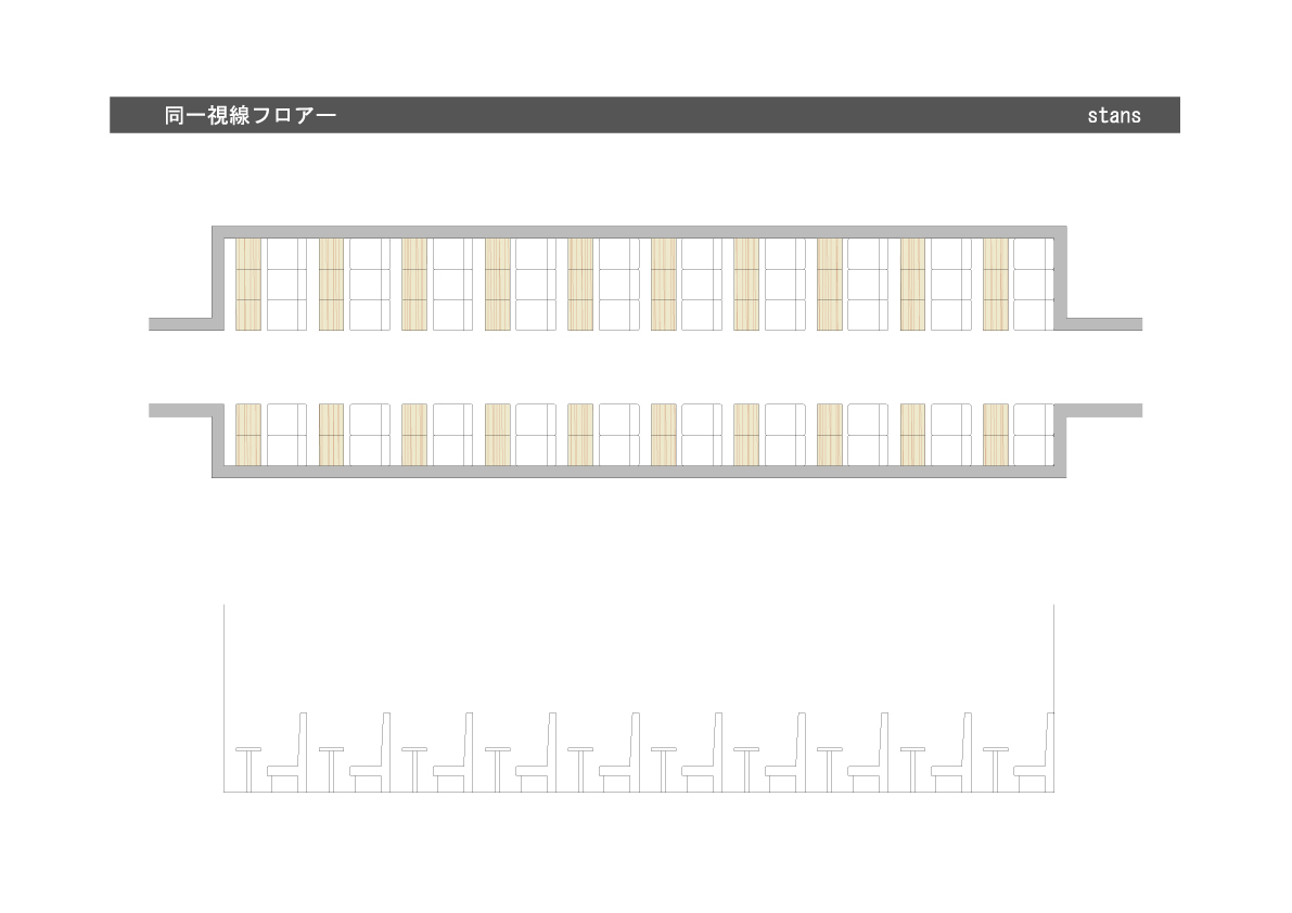 同一視線フロアー