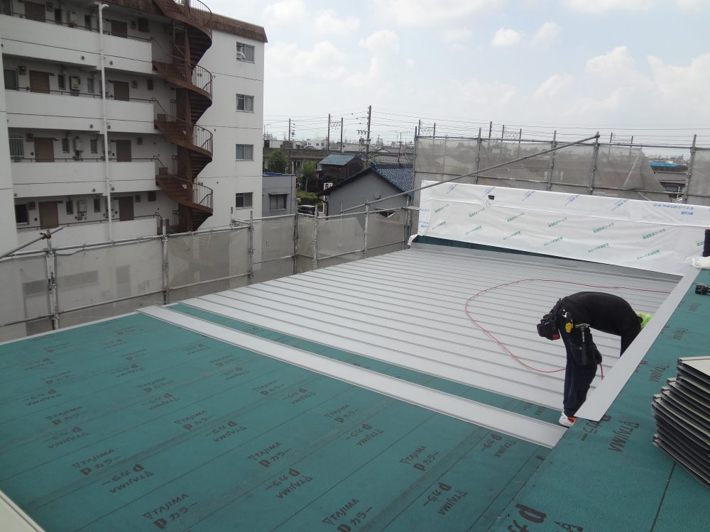 岐阜市ピザ屋さん屋根工事 | ブログ