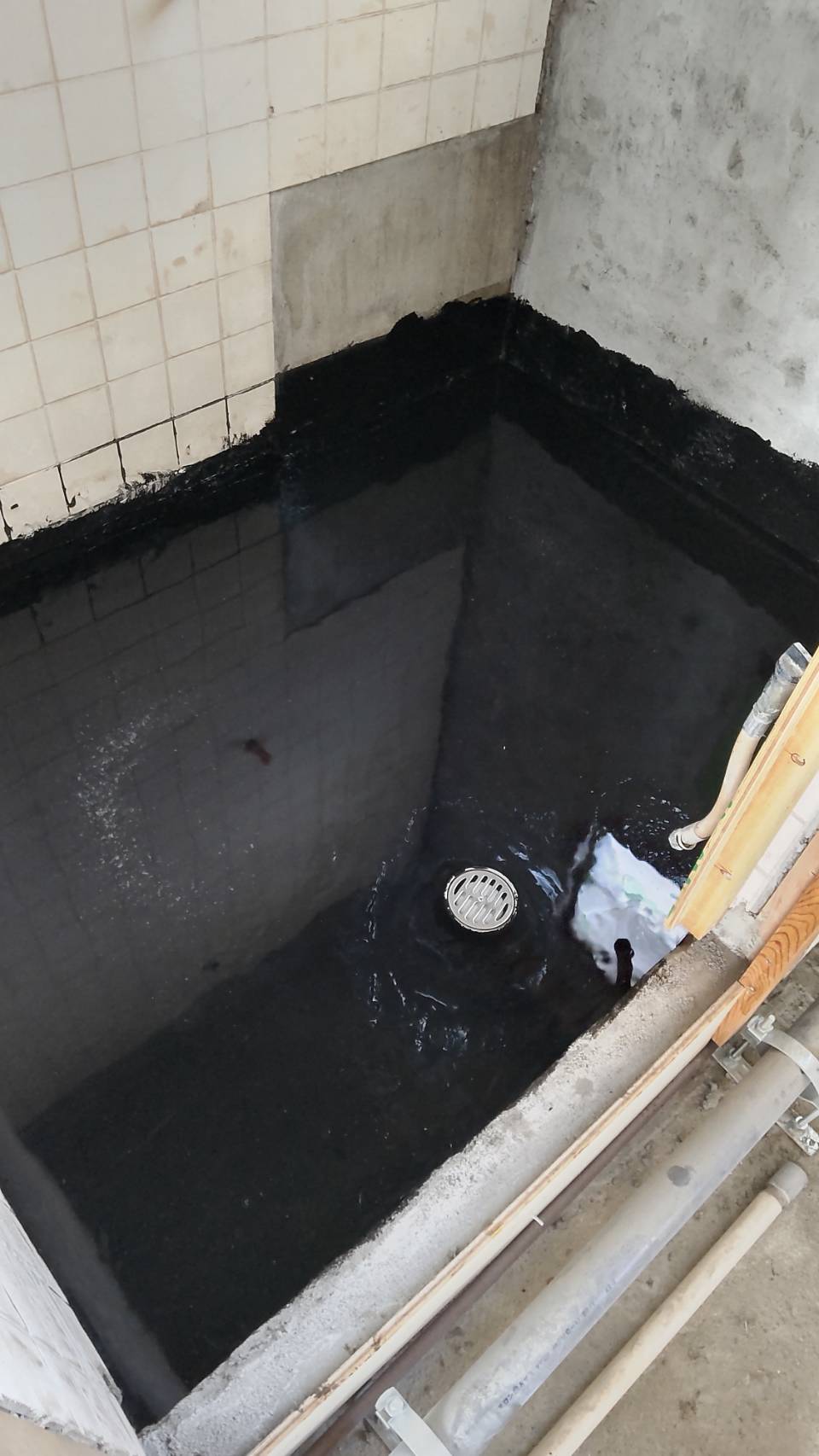 お風呂防水工事「水張り試験」～江南団地～ | ブログ