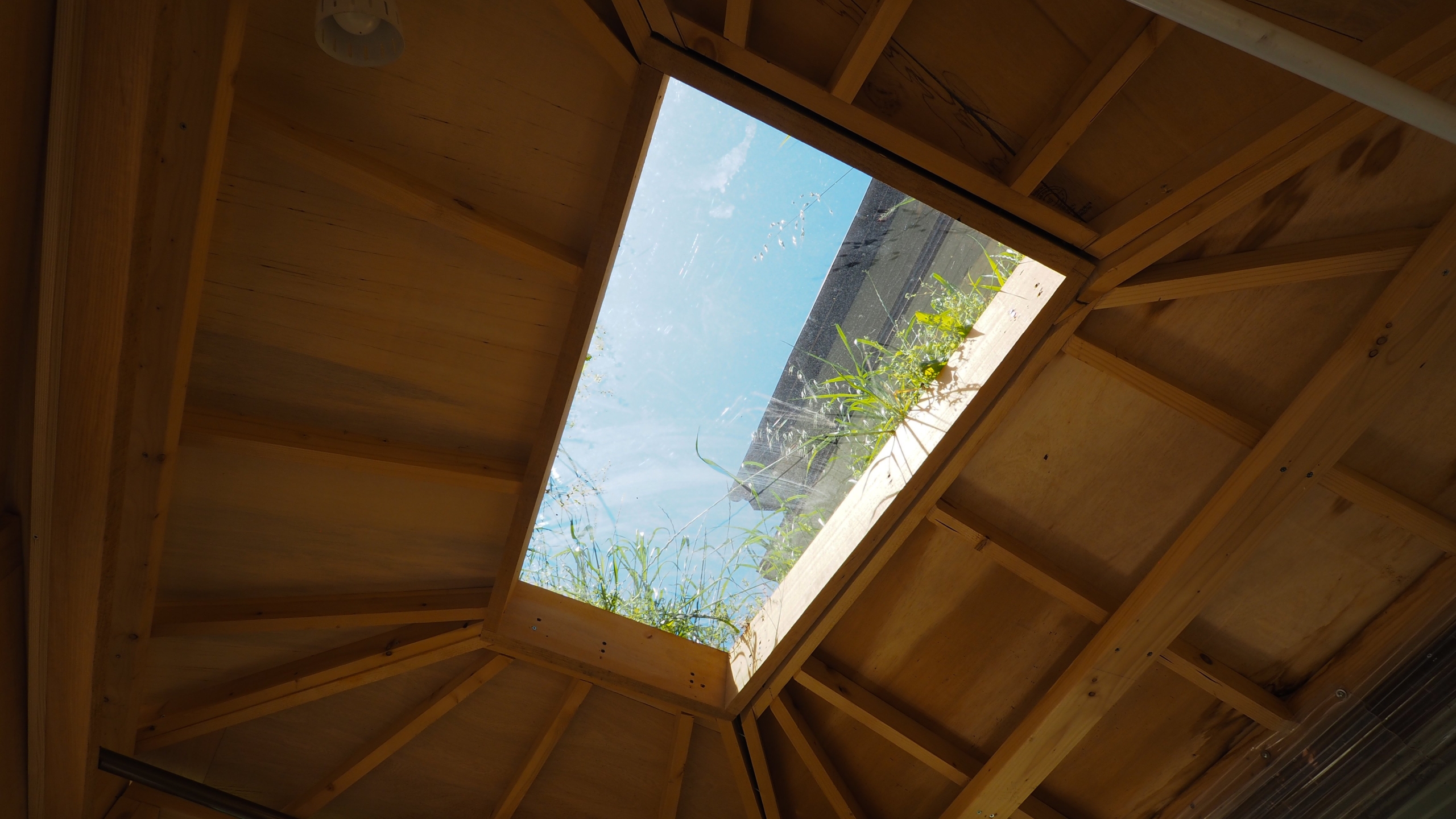 草屋根のサンルーム